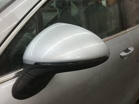 128-65495l Porsche Oem Side View Door Mirror For Cayenne Slvr Pwr Heat Turn Bsa