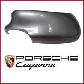 62401 Porsche Cayenne Side View Mirror Cover Trim Driver Left Oem Broken 03-06