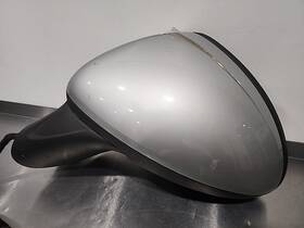 7p5857501 Porsche 11 - 14 Cayenne Turbo 958 Left Rear View Mirror Blind Spot Alert Silver