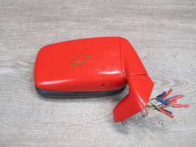 92873102406 Porsche 1984-1995 928 S4 Front Right Side View Exterior Door Mirror Red