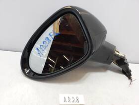 95b.857.507.b Porsche 15-18 Oem Macan 95b Front Left Driver Side Rear View Mirror Black