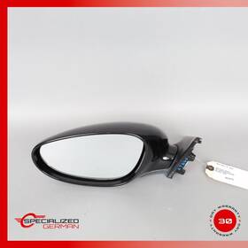 98673121900 Porsche 97-05 986 Boxster 996 911 Left Side Rear View Door Mirror Black Oem 73k