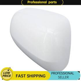 76201-tf0-e11 Professional Parts12 White Right Driver Side Rearview Mirror Cap Cover For Honda Fit/jazz 2009-13