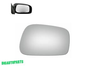 3749 Quality Aftermarket Replacement Mirror Glass Replace For 2004-07 Corolla Matrix Pontiac Vibe Right Side Adhesive