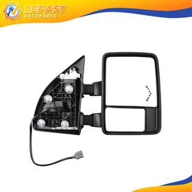Re116463ts2 Refast-autoparts For 99-07 Ford F250 Arrow Light R L Mirrors Power Heated Clearance Chrome