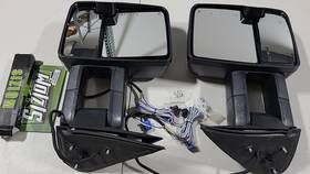 Sn-bc5503-sdb-73p-e38 Sanooer Used Tow Mirrors For 2003-2007 Chevrolet Silverado Gmc Sierra Heated Switchback