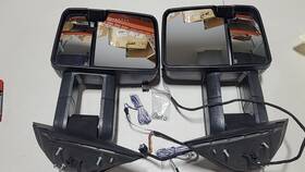 Sn-bc5507-sd Sanooer Used Item Switchback Tow Mirrors For 2007-2014 Chevy Silverado Gmc Sierra Power