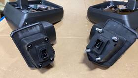 Sn-bc6519-sd Sanooer Used Pair Smoked Switchback Tow Mirrors For 2019-2025 Chevy Silverado 1500 2500