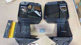 Sn-bt0222-s Sanooer Used Item Power Heated Led Signal Bsm Tow Mirrors For 2022-2024 Toyota Tundra