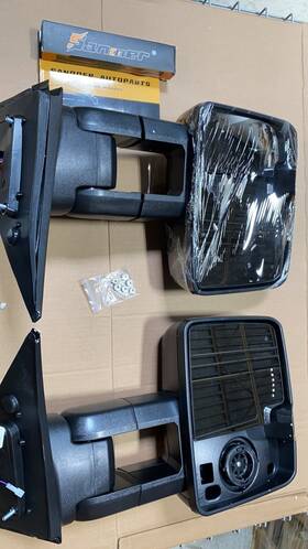 Sn-bt0507-y Sanooer Used 2007-2021 Toyota Tundra Tow Mirror Power Bsm Heated Led Signals Yellow Lens