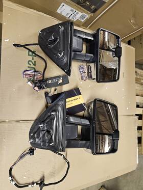 Sn-cc5514-sdbp Sanooer Used Smoked Switchback Painted Black Tow Mirrors For 14-19 Silverado Sierra Sn-cc5514-sdbp Sanooer Used Smoked Switchback Painted Black Tow Mirrors For 14-19 Silverado Sierra