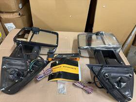 Sn-cc5514-sp-3717 Sanooer Used Chrome Towing Mirrors Power Fold For 2014-2019 Chevy Silverado Gmc Sierra