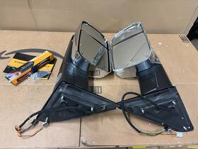 Sn-cd8509-w Sanooer Used Chrome Tow Mirrors Heated With Temp Sensor For 2009-2018 Ram 1500 2500 3500