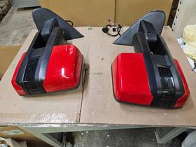 Sn-prc5514-s-2958 Sanooer Used Painted Red Tow Mirrors For 2014-2019 Silverado Sierra 1500 2500hd 3500hd