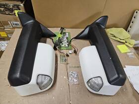 Sn-pwd8509-w Sanooer Used Painted White Tow Mirrors With Temp Sensor For 2009-2018 Ram 1500 2500 3500