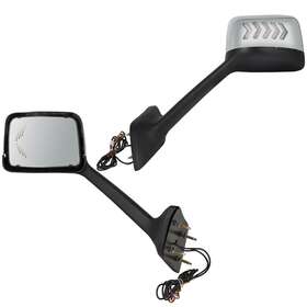 Sc84225it943tu Scitoo-autoparts For 18-22 International Lt Chrome Hood Mirror Turn Signal Light Left&right Side