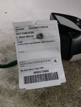 128-11092l Subaru Driver Side View Mirror Power With Turn Signal Fits 17-18 Forester 417005 128-11092l Subaru Driver Side View Mirror Power With Turn Signal Fits 17-18 Forester 417005