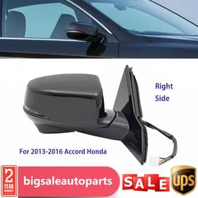 Ho1321279 Tbvechi For 2013-2016 Honda Accord Power Heated Mirror Manual Fold Turn Signal Passenger