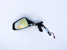 1041317-00-e Tesla 12 Model S Left Exterior Rear View Door Mirror Silver1041317-00-e /broken
