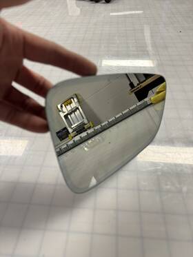 Tesla 1550160-00-a Model X Mirror Glass Left Driver 2021 2022 2023 2024 Oem
