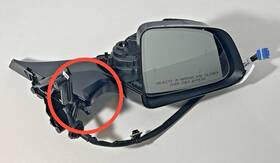 2130970-00-a Tesla 2025 Oem Model Y Right Rh Door Mirror Rear View Driver Side 2130970-00-a Tesla 2025 Oem Model Y Right Rh Door Mirror Rear View Driver Side