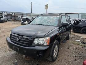 128-61387bl Toyota Driver Side View Mirror Power Without Heated Fits 01-07 Highlander 526178