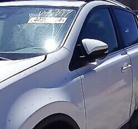 128-65553l Toyota 16 17 18 Rav4 White Driver Lh Heated Power Door Mirror Oem Lkq