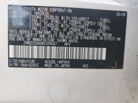 8791042870 Toyota Passenger Side View Mirror Power Non-heated Fits 06-08 Rav4