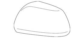 87915-08021-d0 Toyota Genuine Outer Cover Right Salsa Red