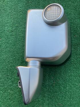 87940-35871 Toyota 2007-2014 Fj Cruiser Driver Left Side Mirror Silver Metallic Worn Paint