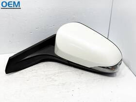 87940f4040 Toyota 201-2022 C-hr Left Driver Side View Door Mirror With Signal White Oem