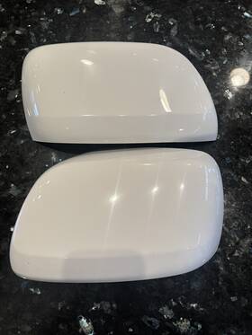 87945-60020-a0 Toyota Oem Factory Land Cruiser Outer Mirror Covers 2008-2013 White Driver And Passenger 87945-60020-a0 Toyota Oem Factory Land Cruiser Outer Mirror Covers 2008-2013 White Driver And Passenger