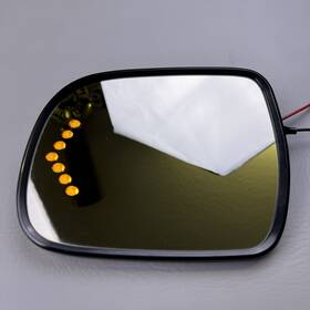 87961-ae050 Toyota 2005-2008 Sienna Front Left Side Door Mirror Glass With Turn Signal Oem