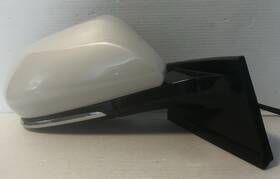 E90411538 Toyota 2016 - 2022 Prius Passenger Blind Spot 6 Wire White Mirror Oem 1146