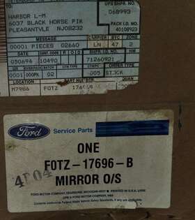 Mra09134 Trq Door Mirror Set-manual Chrome 2 Piece Set