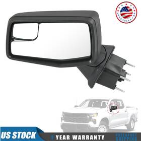 Turbochargermaster 158482850450 New Driver Left Side Door Mirror For Chevrolet Silverado 1500 2019-2025 Turbochargermaster 158482850450 New Driver Left Side Door Mirror For Chevrolet Silverado 1500 2019-2025