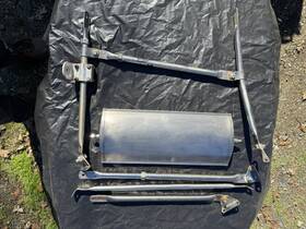 46-647 Velvac West Coast Mirrors 16 Inch X 6 1/2 With Universal Stainless Steel Mounting Brackets