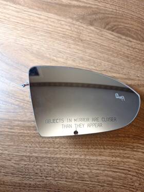 26923402 Volkswagen 2019-2024 Jetta Right Passenger Side View Mirror Glass With Blind Spot 26923402 Volkswagen 2019-2024 Jetta Right Passenger Side View Mirror Glass With Blind Spot