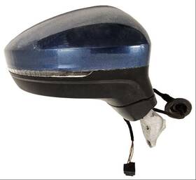 Vw1321179 Volkswagen 2018-2021 Vw Tiguan Passenger Side Mirror Blue Oem Power Adjust