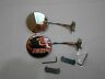 Vpac5007 Upi Vintage Style Inch Round Mirrors Door Mount Side View