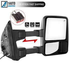 10791461 Zonemotive Black Plastic Manual Right Side View Mirror For 2006-2007 Ford 5.4l 6.0l 6.8l