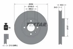 Textar 92241400 Brake Disc For Chevrolet, Holden. Fixed Price $78.98.