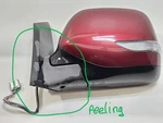 2008-2014 Subaru Tribeca Drivers Left Side View Power Door Mirror Red D1T. Fixed Price $89.99.
