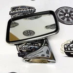 Classic Mini Chrome Door Mirrors Left Hand Flat Glass CMR-38LH. Fixed Price $36.25.