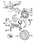 Genuine Mopar Brake Auto Adjuster Lever Spring Right 2944580. Fixed Price $26.37.