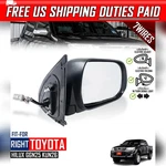 Rh Right Side Mirror Electric 7 Wires Chrome For Toyota Hilux GGN25 KUN26 11-14. Fixed Price $194.52.