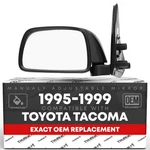 Passenger Side Mirror For Toyota Tacoma - Manual Fold, Convex Glass. Fixed Price $56.99.