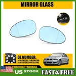 For Bmw E82/E88 E90 E91 E92 E46 Z4 Left & Right Side Door Wing Blue Mirror Glass. Fixed Price $22.99.