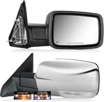 Right Passenger Side Mirror Manual Heated Chrome 7+2 Pins For Ram 1500 2500. Fixed Price $128.33.