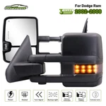 Pair Power Heated Tow Mirrors W/ Led Signal For 02-09 Dodge Ram 1500 2500 3500. Fixed Price $212.99.
